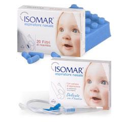 FILTRO RICAMBIO ASPIRATORE NASALE ISOMAR 20 PEZZI - Farmacia Mastrangelo 