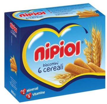NIPIOL BISCOTTINI 6 CEREALI 800 G - Farmacia Mastrangelo 