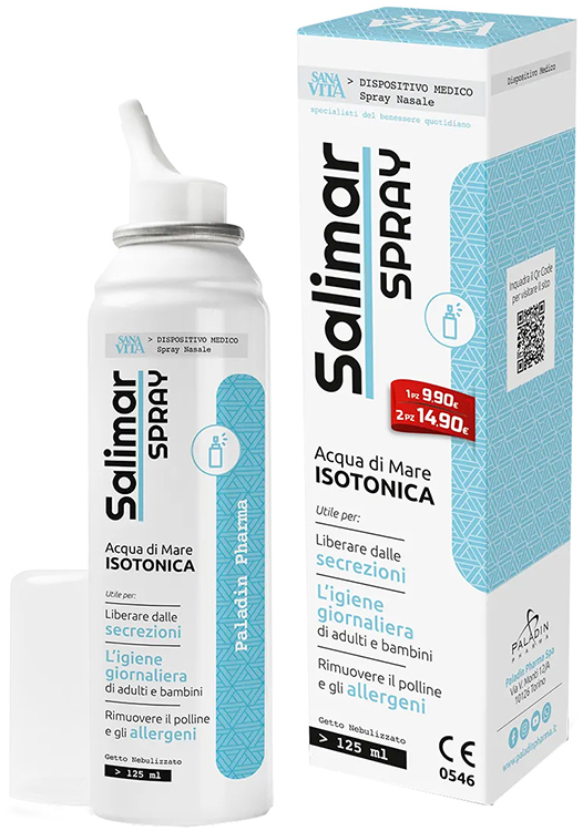 SANAVITA SALIMAR SPRAY NASALE NEW 125 ML - Farmacia Mastrangelo 