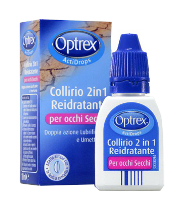 GOCCE OCULARI OPTREX ACTIDROPS 2IN1 REIDRATANTE OCCHI STANCHI 1 PEZZO - Farmacia Mastrangelo 