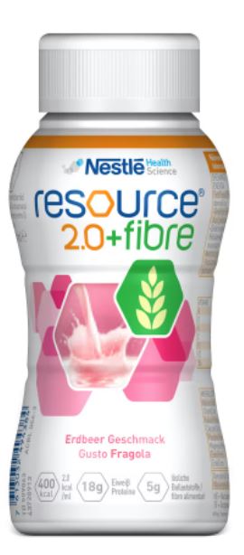 RESOURCE 2,0 + FIBRE FRAGOLA 200 ML - Farmacia Mastrangelo 