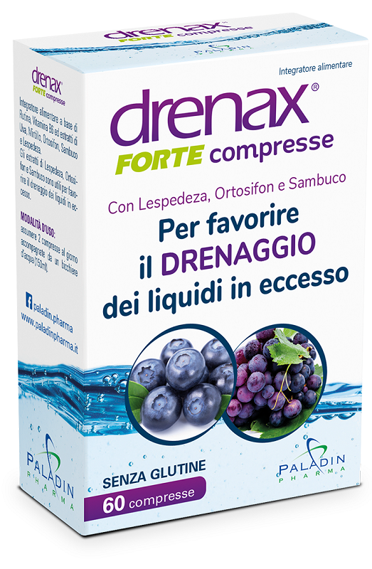 DRENAX FORTE MIRTILLO 60 COMPRESSE - Farmacia Mastrangelo 
