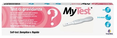TEST DI GRAVIDANZA RAPIDO HCG MYTEST 1 PEZZO - Farmacia Mastrangelo 