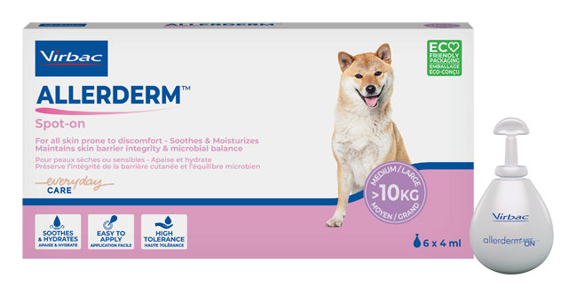 ALLERDERM SPOT ON CANI SUPERIORI A 10 KG 6 PIPETTE 4 ML - Farmacia Mastrangelo 