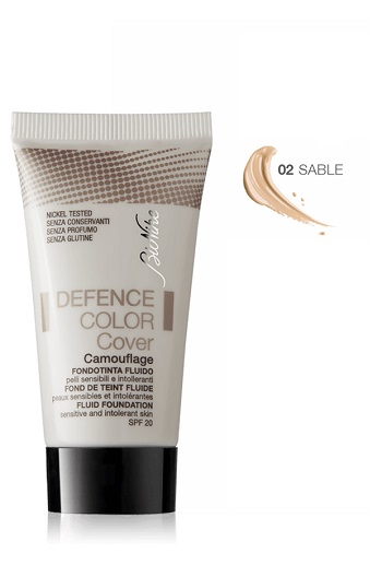 DEFENCE COLOR COVER FONDOTINTA FLUIDO 02 SABLE 30 ML - Farmacia Mastrangelo 
