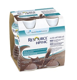 RESOURCE HP/HC CIOCCOLATO 4 BOTTIGLIE 200 ML - Farmacia Mastrangelo 