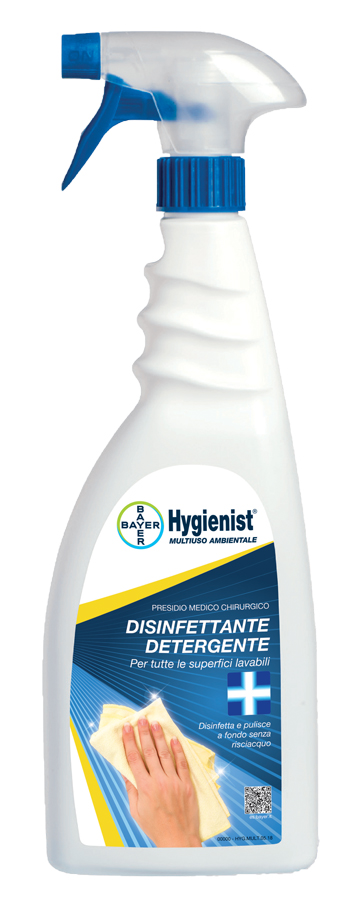HYGIENIST MULTIUSO AMBIENTALE DISINFETTANTE DETERGENTE 750 ML - Farmacia Mastrangelo 