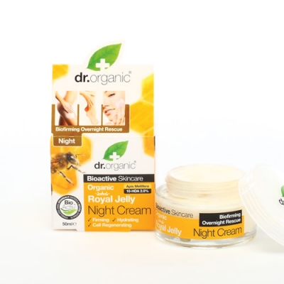 DR ORGANIC ROYAL JELLY PAPPA REALE NIGHT CREAM CREMA VISO NOTTE 50 ML - Farmacia Mastrangelo 