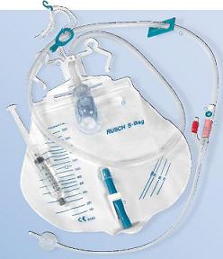 CATETERE IN SILICONE SCANALATO PROFILCATH PRECONNESSO CH18 LUNGHEZZA 40CM + SACCA DI DRENAGGIO DA 2000ML GRADUATA CON TUBO DI SCARICO ELASTICO E CHIUSURA A MORSETTO - Farmacia Mastrangelo 