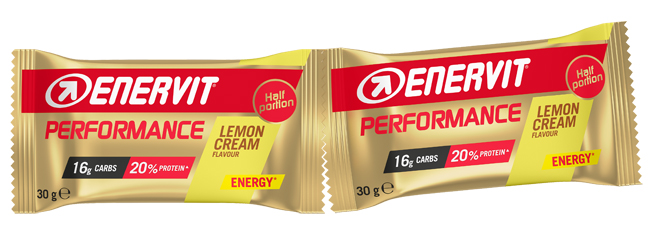 ENERVIT PS DOUBLE LEMON CREAM 2 MEZZE PORZIONI BOX 1 BARRETTA - Farmacia Mastrangelo 
