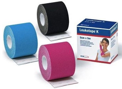 BENDA ADESIVA LEUKOTAPE K PER TAPING FISIOTERAPICO LARGHEZZA 5 CM LUNGHEZZA 5 M COLORE NERO IN ROTOLO - Farmacia Mastrangelo 