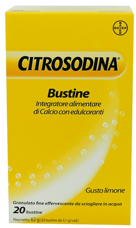 CITROSODINA 20 BUSTINE GRANULATO EFFERVESCENTE - Farmacia Mastrangelo 