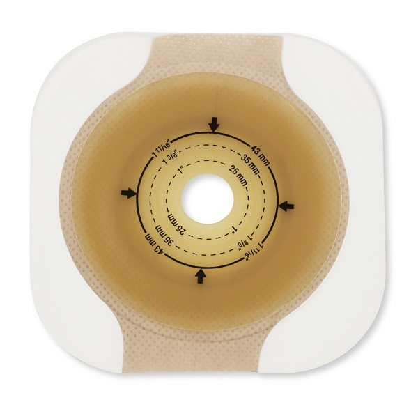 PLACCA CONFORM 2 FORMAFLEX CON ADESIVO BARRIERA PROTETTIVA A SPESSORE DIFFERENZIATO RILIEVI CIRCOLARI FILM DI SUPPORTO ANELASTICO FLANGIA FLOTTANTE 55 MM 5 PEZZI - Farmacia Mastrangelo 