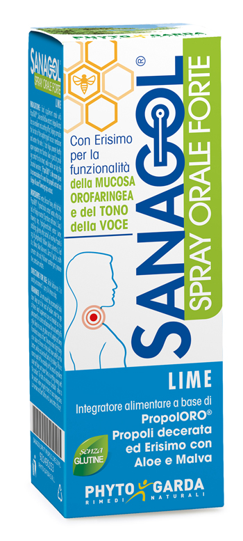 SANAGOL SPRAY FORTE PROPOLI LIME 20 ML - Farmacia Mastrangelo 