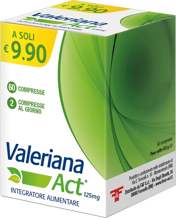 VALERIANA ACT 60 COMPRESSE - Farmacia Mastrangelo 
