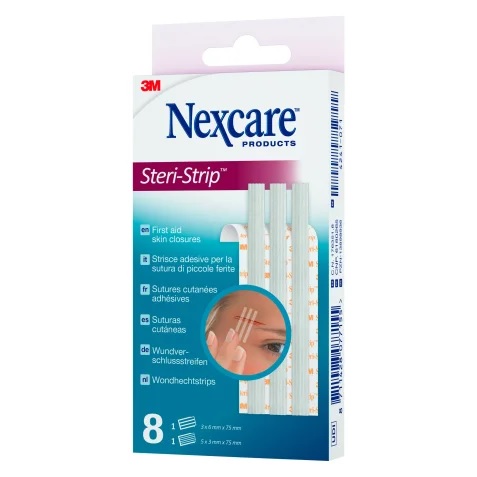 CEROTTO PER SUTURA NEXCARE STERISTRIP 6X75 MM + 3X75 MM - Farmacia Mastrangelo 