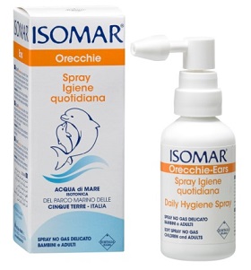 ISOMAR ORECCHIE ACQUA DI MARE SPRAY NO GAS PER IRRIGAZIONE DELL'ORECCHIO 50ML - Farmacia Mastrangelo 