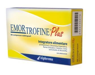 EMORTROFINE PLUS 40 COMPRESSE SUBLINGUALI - Farmacia Mastrangelo 