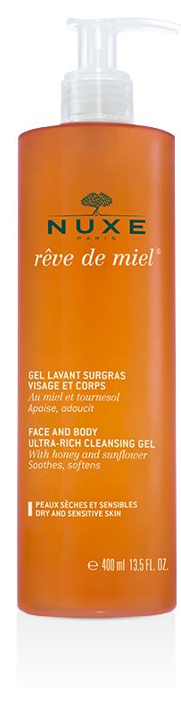 NUXE REVE DE MIEL GEL DETERGENTE VISO E CORPO 400 ML - Farmacia Mastrangelo 