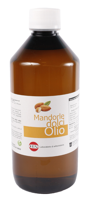 MANDORLE DOLCI OLIO 500 ML - Farmacia Mastrangelo 