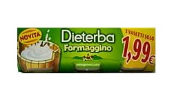 DIETERBA OMOGENEIZZATO FORMAGGINO 3 PEZZI 80 G - Farmacia Mastrangelo 
