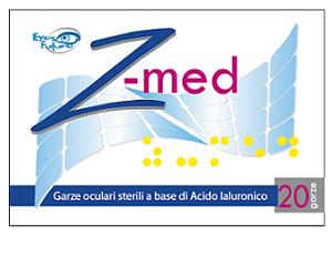 GARZA OCULARE Z MED MEDICATA CON ACIDO IALURONICO STERILE 20 BUSTE - Farmacia Mastrangelo 