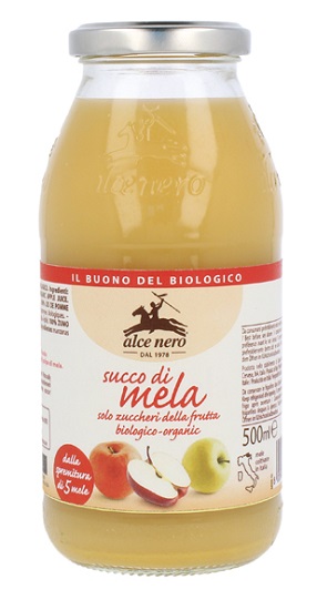 SUCCO 100% MELA BIO 500 ML - Farmacia Mastrangelo 