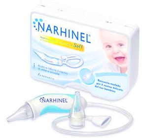 ASPIRATORE NASALE NARHINEL SOFT 1 PEZZO + 2 RICAMBI - Farmacia Mastrangelo 