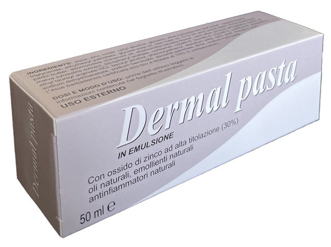 DERMAL PASTA EMULSIONE CON OSSIDO DI ZINCO 30% 50 ML - Farmacia Mastrangelo 