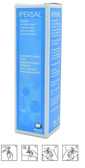 SOLUZIONE IPERTONICA IPERSAL SPRAY NASALE 50 ML - Farmacia Mastrangelo 