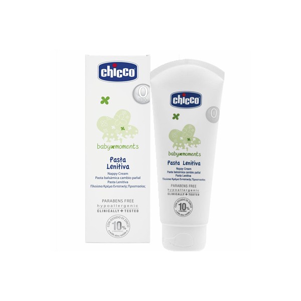 CHICCO COSMETICI BABY MOMENTS PASTA LENITIVA 100 ML - Farmacia Mastrangelo 