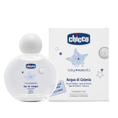 CHICCO COSMETICI BABY MOMENTS ACQUA PROFUMATA 100 ML - Farmacia Mastrangelo 