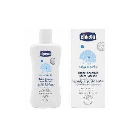 CHICCO COSMETICI BABY MOMENTS BAGNOSHAMPOO 200 ML - Farmacia Mastrangelo 