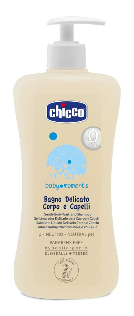 CHICCO COSMETICI BABY MOMENTS CORPO CAPELLI 500 ML - Farmacia Mastrangelo 