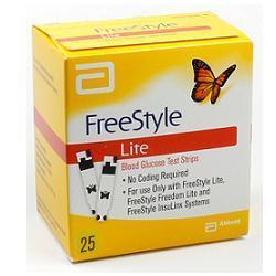 STRISCE MISURAZIONE GLICEMIA FREESTYLE LITE 25 PEZZI - Farmacia Mastrangelo 