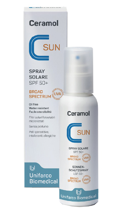 CERAMOL SUN SPRAY SPF 50+ 125 ML - Farmacia Mastrangelo 