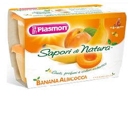 PLASMON SAPORI DI NATURA OMOGENEIZZATO ALBICOCCA E BANANA 100 G X 4 PEZZI - Farmacia Mastrangelo 
