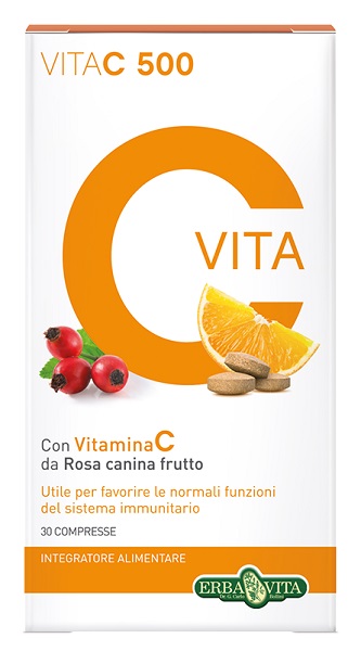 VITA C 500 30 COMPRESSE - Farmacia Mastrangelo 