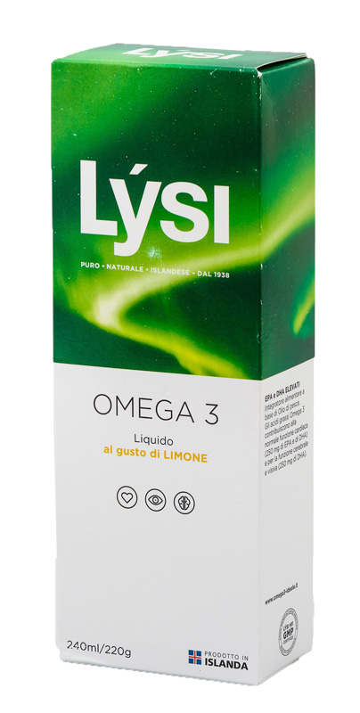 LYSI OMEGA3 LIQUIDO LIMONE 240 ML - Farmacia Mastrangelo 