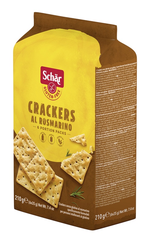 SCHAR CRACKERS AL ROSMARINO 6 CONFEZIONI DA 35 G - Farmacia Mastrangelo 
