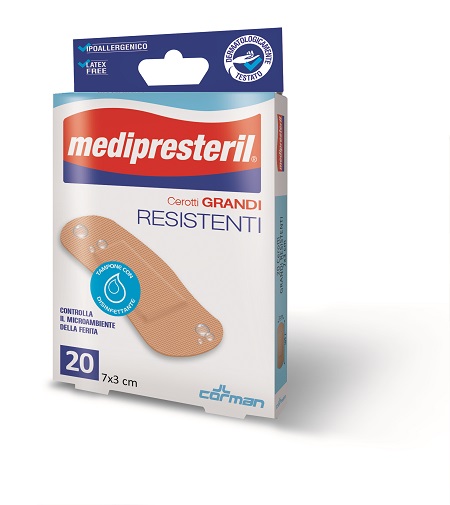 CEROTTI ASSORTITI MEDIPRESTERIL RESISTENTI 40 PEZZI - Farmacia Mastrangelo 
