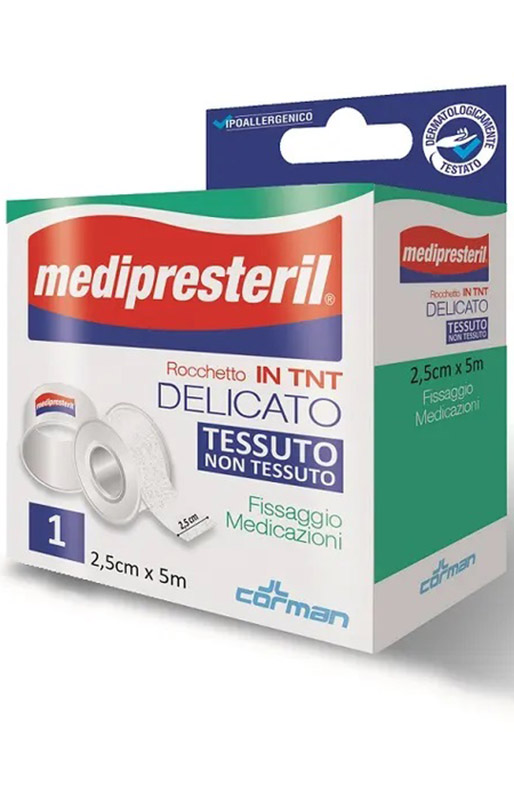 CEROTTO MEDIPRESTERIL DISPENSER TESSUTO NON TESSUTO 5X250CM - Farmacia Mastrangelo 