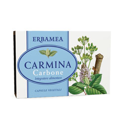 CARMINA CARBONE 24 CAPSULE VEGETALI 12 G - Farmacia Mastrangelo 