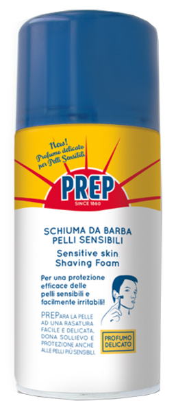 PREP SCHIUMA BARBA PELLE SENSIBILE 300 ML - Farmacia Mastrangelo 