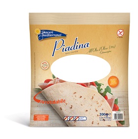 PIACERI MEDITERRANEI PIADINA OLIO D'OLIVA 200 GRAMMI - Farmacia Mastrangelo 