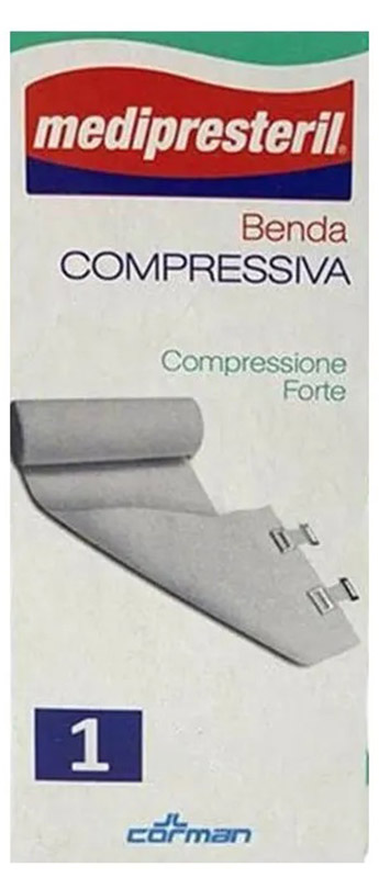 BENDA MEDIPRESTERIL COMPRESSIONE FORTE M4,5X10CM TESI - Farmacia Mastrangelo 
