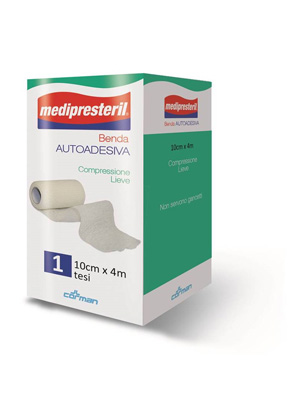 BENDA ADESIVA MEDIPRESTERIL 10X400CM - Farmacia Mastrangelo 