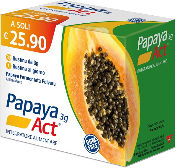 PAPAYA ACT 3G 30 BUSTINE - Farmacia Mastrangelo 