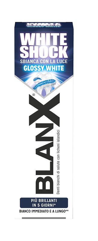 BLANX WHITE SHOCK SBIANCANTE DENTI 75 ML - Farmacia Mastrangelo 