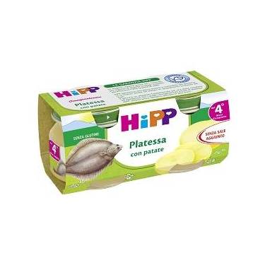 HIPP OMOGENEIZZATO PLATESSA CON PATATE 2X80 G - Farmacia Mastrangelo 